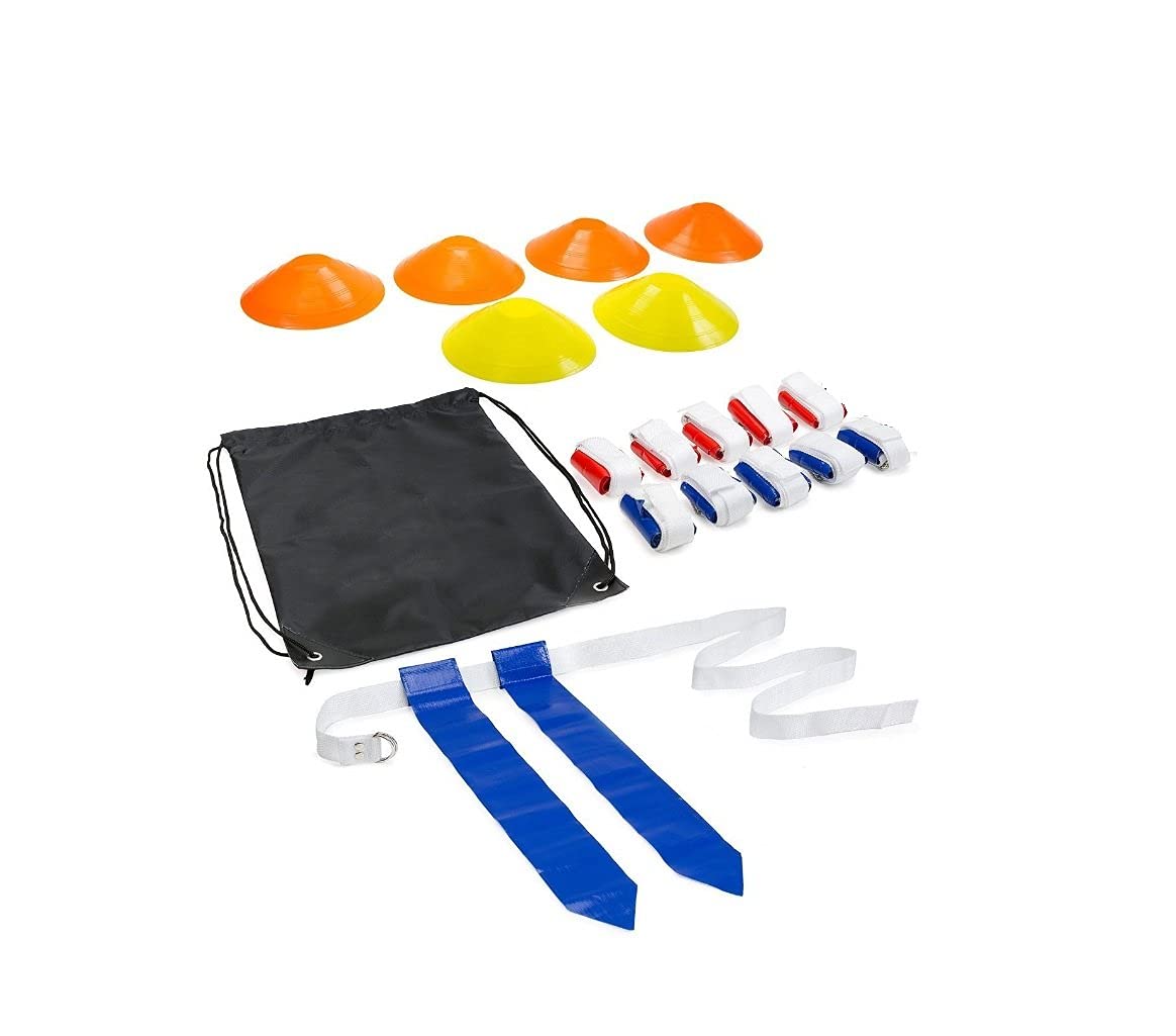 BARNETT FLAG FOOTBALL KIT (6 cones, 10 belts, 2 flags per belt, a bag)