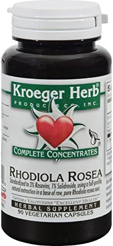 Kroeger Herb Rhodiola Rosea - 90 Vcaps