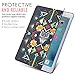 MoKo Case Fit iPad Pro 9.7 - Slim Lightweight Smart Shell Stand Cover with Translucent Frosted Back Protector Fit Apple iPad Pro 9.7 Inch 2016 Release Tablet, Wolf Totem (with Auto Wake/Sleep)