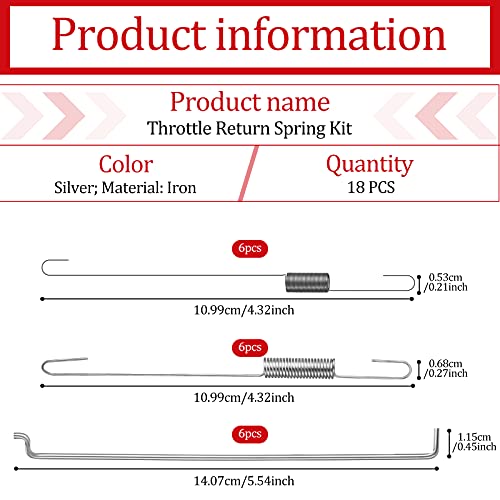 Throttle Return Spring Kit Carburetor Spring Classification Governor