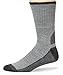 Wigwam Men's At Work Double Duty 2-Pack Crew Length Work Sock,Grey,Large/shoe Size:Men's 9-12,Women's 10-13