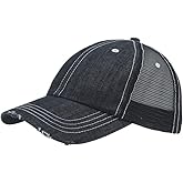 The Vintage Year Washed Cotton Unstructured Soft Mesh Adjustable Trucker Baseball Cap