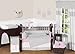 Sweet Jojo Designs 9-Piece Pink and Gray Chevron Zig Zag Baby Girl Bedding Crib Set