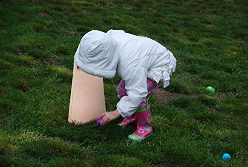 image for TONOS Easter Baskets For Girls Boys Easter Egg Hunts Party Bag For Kid