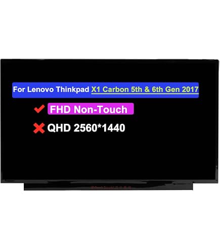 Amazon.com: Screen Replacement for Lenovo Thinkpad X1 Carbon 6TH