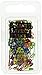 Creative Impressions Mini Painted Safety Pins 50-Pack, Tropical Assortment