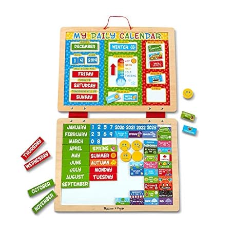 Melissa & Doug My First Daily Magnetic Activities Calendar For Kids, Weather And Seasons Calendar For Preschoolers and…