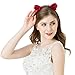 Cat Ears Headband Hair Hoop - AWAYTR 7PC Small Cat Ears Headband Paper Flower Hair Bands Girls Kids Headdress