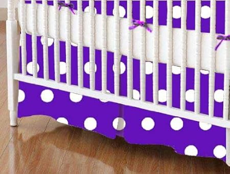 hunter green crib skirt