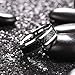 King Will Gentleman Men's Black Tungsten Carbide 8mm Carbon Fiber Inlay Comfort Fit Wedding Band Ring 8.5