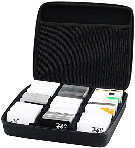 Yosuny Extra Large Hard Game Cards Carrying Case for 2200 Cards. Fits for Pokemon Trading Cards, CAH Card Game and All Other Card Games.(Black)