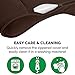 Furhaven Orthopedic Dog Bed for Large Dogs w/ Removable Washable Cover, For Dogs Up to 75 lbs - Microvelvet Luxe Lounger Contour Mattress - Espresso, Jumbo/XL