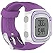 QGHXO Band for Garmin Forerunner 10/15, Soft Silicone Replacement Watch Band Strap for Garmin Forerunner 10/15 GPS Watch (Purple, S-Display Size: 0.81