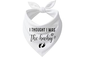 Pregnancy Announcement Pet Bandana for Dog Scarf for Small Large Medium Dogs Baby Gender Reveal Photo Prop Dog Bandana for Do