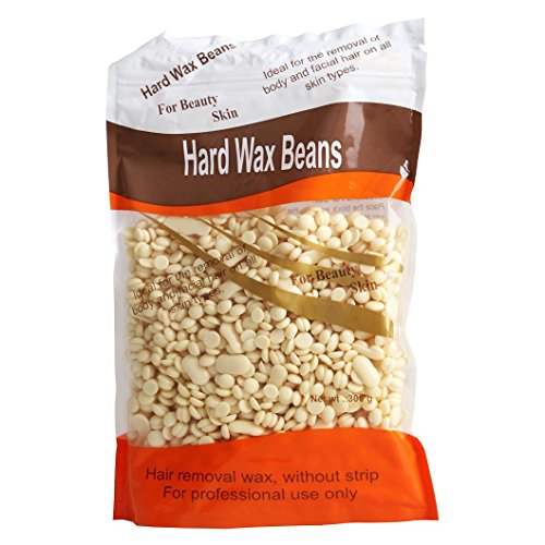No Strip Depilatory Wax, Bolayu Hot Film Hard Wax Pellet Waxing Bikini Hair Removal Bean (D)