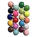 20 Pack Fridge Magnets Spherical Muliticolor Refrigerator Office Magnets for Calendars Whiteboards Maps Resin Fun Decorative Decoration