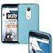Orzly Nexus 6 Case, FlexiSlim Case for Nexus 6 (2014 Model Google Nexus 6 Smartphone by Motorola) - Super Slim (0.5mm) Protective Phone Cover in Semi Transparent Blue