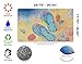 Toland Home Garden 800001 Beach Flip Flops Summer Door Mat 18x30 Inch Beach Outdoor Doormat for Entryway Indoor Entrance