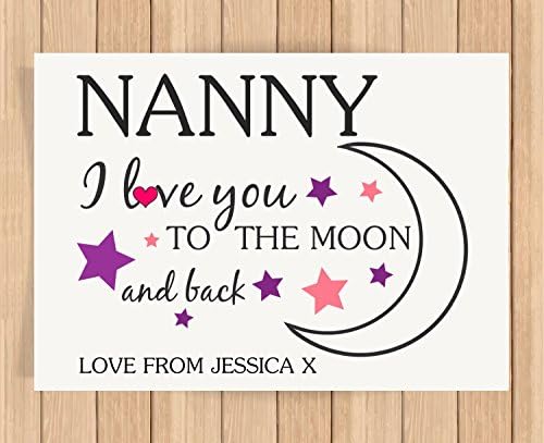 Personalized Presents Gifts For Grandma Nanny God Mother Birthday Mothers Day Christmas Xmas Disney Superhero Mum Miss America Batwoman Wonder Woman Super Girl Prints Posters Wall Art