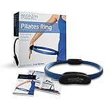 Pilates Ring - Best Magic Circle for Resistance Toning in Pilates & Yoga - Perfect for Fitness Training - Includes Instructional Pamphlet and Video Access - Inversion Studios