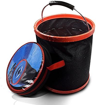 ECVILLA Collapsible Bucket, 12L/3.2 Gal Portable Folding Bucket for Beach Camping Car Washing Fishing Hiking