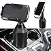 Islandse Weathertech CupFone Universal Adjustable Cup Holder Car Mount for Cell Phones Black