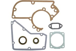 Floweringbeter Gasket Kit For Chainsaw 030 031 032 Featuring Full Engine Seal Coverage With Crankcase Gas Tank Cylinder Exhau