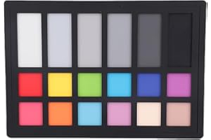 Zopsc 18 Color Calibration Card for Digital Photography, Professional Camera Color Correction Chart with Grayscale for DSLR, 