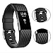 for Fitbit Charge 2 Bands, New Bracelet Strap Replacement Band Wristband with Secure Silicone Fasteners Metal Clasps for Fitbit Charge 2 (No Tracker) (Style B: 10Pcs, 5.7-8.2 Inches wrist)