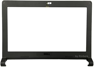 Rinbers Dell New Chromebook 11 Gen 2 3120 P22T LCD Middle Frame Front Bezel Touch Version BLACK DP/N 0WFFTC
