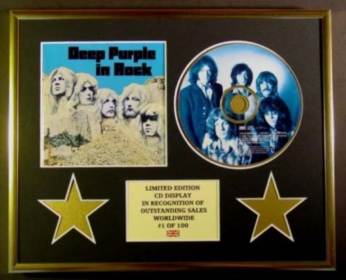 DEEP PURPLE/CD DISPLAY/LIMITED EDITION/COA/IN ROCK