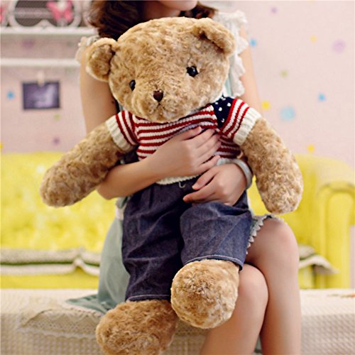 YXCSELL Brown Cute Soft Stuffed Plush Animals Giant Teddy Bear Extremely Soft Plush Toys for New Babies, Kids, Children or Adults