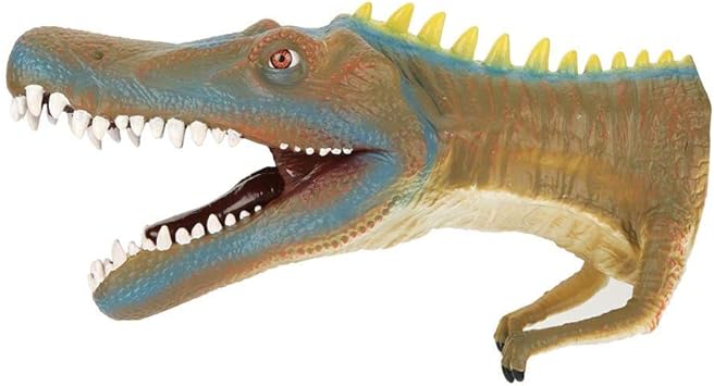 Amazon Co Jp 柔らかい恐竜の手 恐竜の頭のおもちゃの子供のための子供の恐竜の手人形 1 スポーツ アウトドア