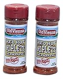 Old Vienna Red Hot Riplets Seasoning, 3.45 Ounce (Pack of 2), Made With Real St. Louis Style Hot Sauce