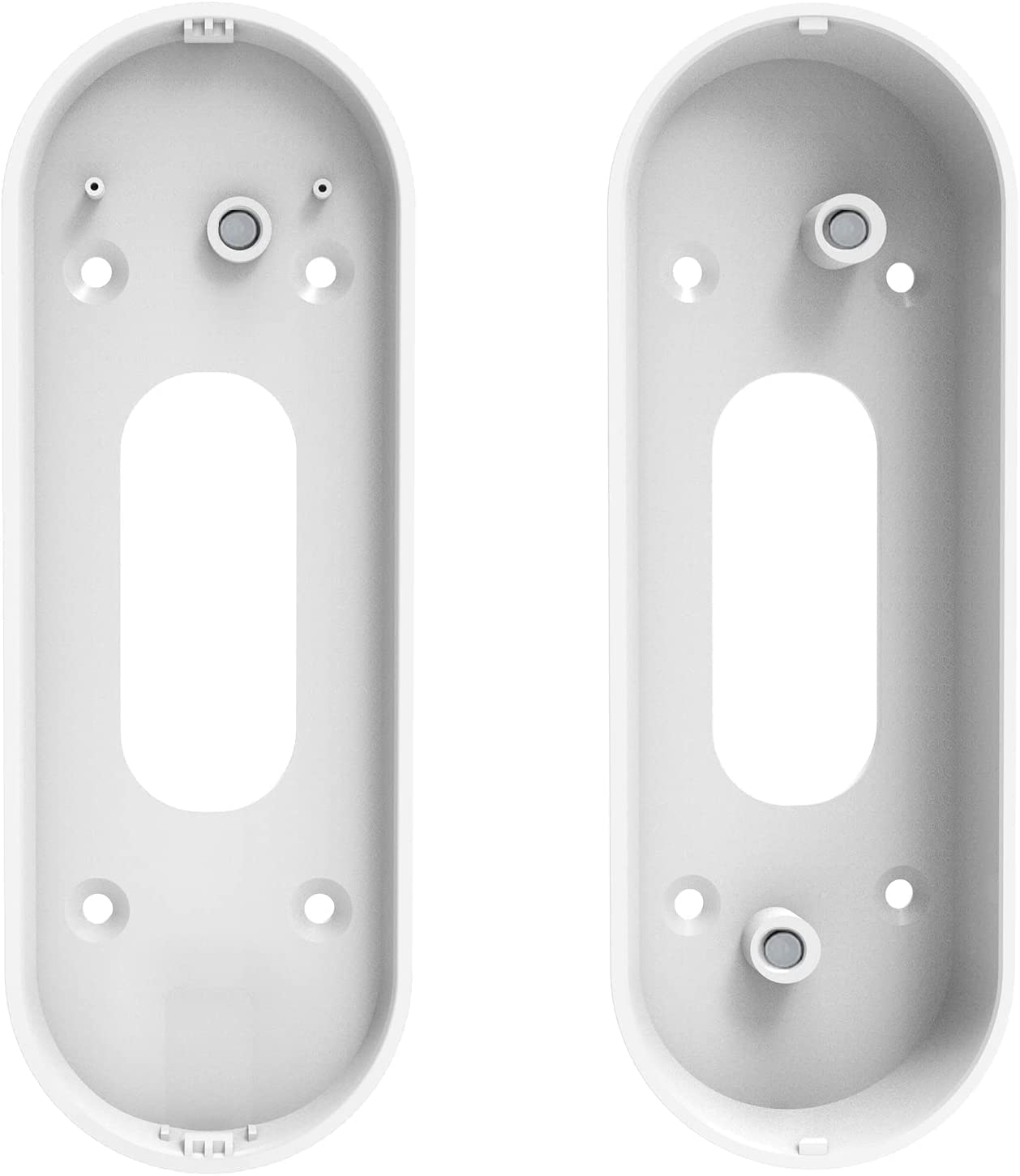 WUUK Doorbell Camera Angle Mount, Compatible Smart Doorbell Pro (2K), Bracket Wedge Kit Adjustment Kit (Doorbell NOT Included), Plat Backplate x 1 & 15° Angle Mount x 1