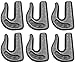 BA Products 11-38WGH-x6, Set of 6 Grade 70 Weldable Grab Hook for 3/8