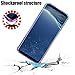 BAISRKE Clear Case for Galaxy S8 Plus, Shock Absorption Flexible TPU Soft Edge Bumper Anti-Scratch Rigid Slim Protective Cases Hard Plastic Back Cover for Galaxy S8 Plus - Blue Purple Gradien