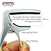 Aroma Guitar Capo AC2 for Acoustic Guitar and Electric Guitar with Bridge Pins Puller Easy Quick Change Made by Premium Grade Zinc Alloy Luxury Finish