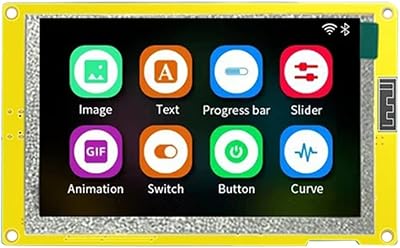Oikabio ESP32-S3 5 Inch IPS 800x480 RGB LCD TFT HMI WiFi BT No Touch Module