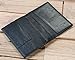 Genuine Leather Passport Wallet, Cover, Holder, Case for Travel (Onyx Black)