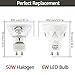 LOHAS LED Light Bulbs GU10 Dimmable, 50 Watt Light Bulb Equivalent Recessed Lighting, LED 6W 3000K Soft White Lights, 30 Beam Angle, 120V, LED Track Lighting Spotlight (Pack of 10)