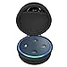 eBoot Black Portable Protective Travel Case for Amazon Echo Dot (2nd Generation) with D Ring Carabiner