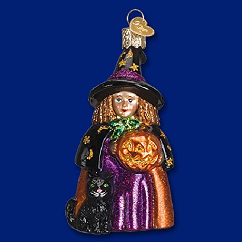 Old World Witch Glass Blown Ornament