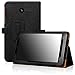 Famavala PU Leather Case Cover For 7" Alcatel OneTouch Pixi (3) 7 T-Mobile / Sprint Android 7-Inch Tablet (Black)