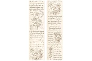 1 Roll Vintage Washi Tape, European American Retro Style Creative Manual Ledger Decorative Tape, DIY Scrapbooking Material, 5