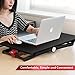 Saiji Standing Desk Converter, Height Adjustable Stand Up Desk Workstation, 24″ Laptop Table, Wood Notebook Stand, Instantly Convert Any Desk into a Sit/Stand up Desk (Black)thumb 1