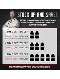 Goliath by Dr. Emil BCAA Plus with L Glutamine - Amino Acids: Leucine, Isoleucine & Valine...