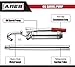 ARES 71038 - Oil Barrel Pump - 2-Piece Telescoping Suction Tube Fits 15-55 Gallon Drums - Designed to Deliver Base Oil, Transmission Oil and Heavier Fluids - Removable Spout Fits Standard Garden Hoses