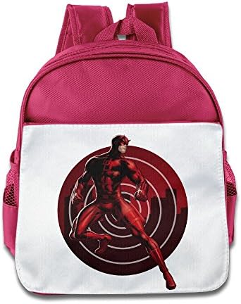 Cartoon Daredevil Toddler Kids School Bag Pink
