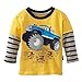 Metee Dresses Little Boys' kids long sleeve T-Shirts,4T(3-4 Years),Multi